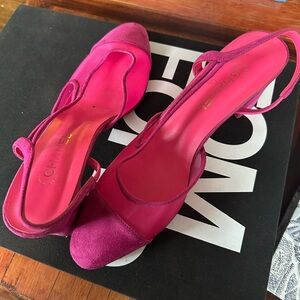 Pink Chanel Slingbacks, US9